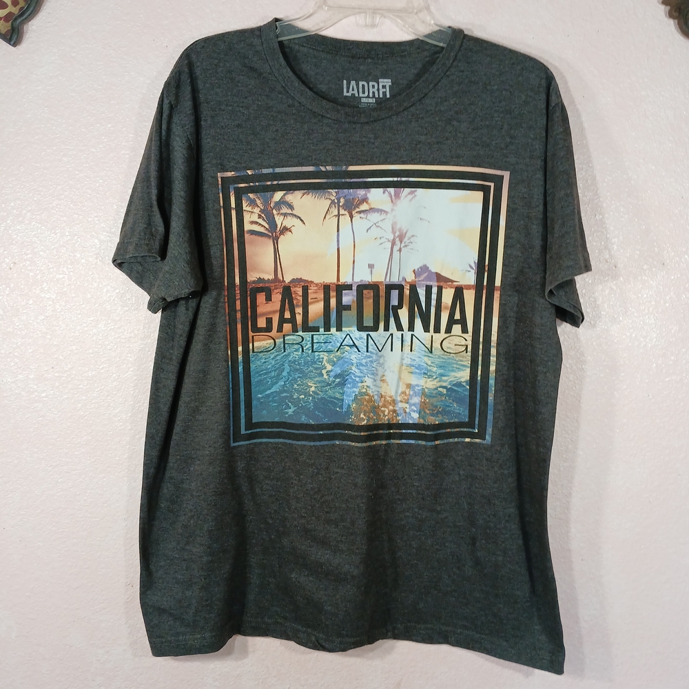 California Dreaming Charcoal Men's Tee
